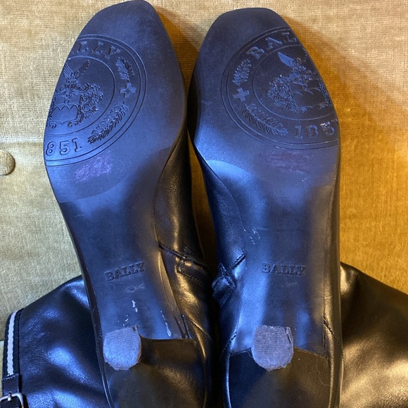 Bally booties size 36 in black leather like new - Picture 2 of 4